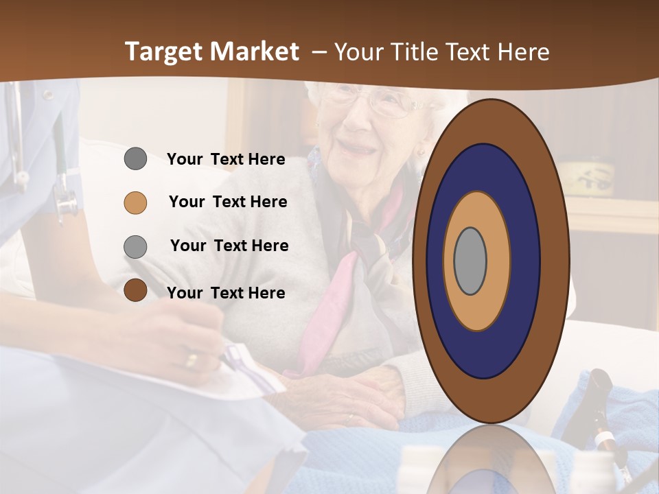 Healthcare Talking Home Visit PowerPoint Template