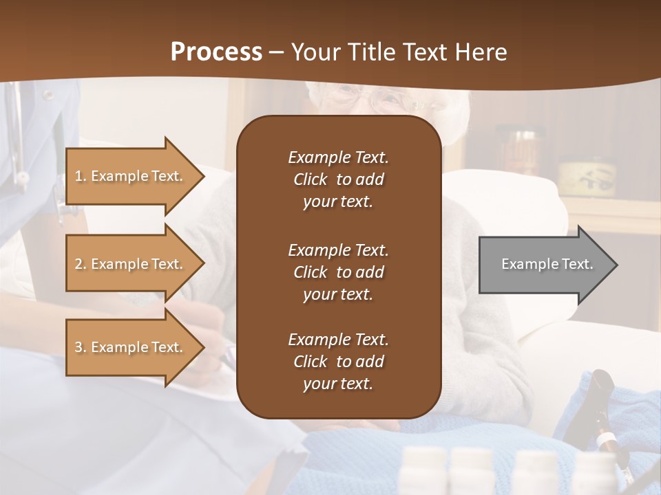 Healthcare Talking Home Visit PowerPoint Template