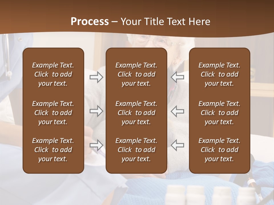 Healthcare Talking Home Visit PowerPoint Template