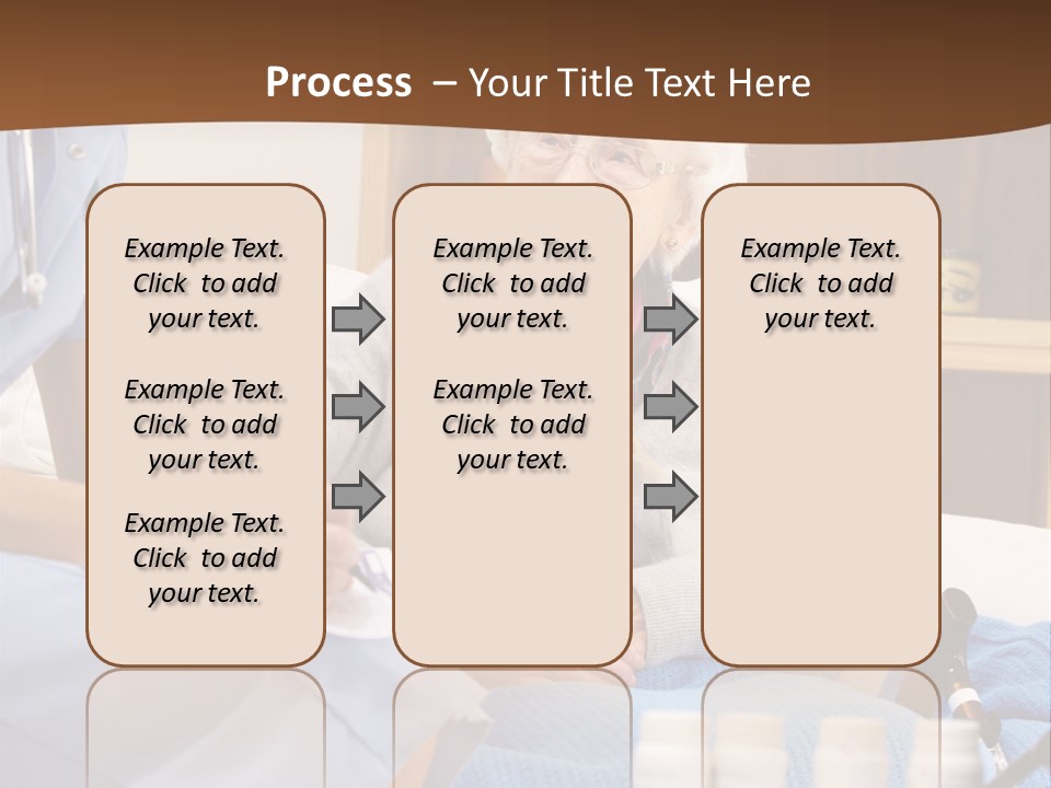 Healthcare Talking Home Visit PowerPoint Template
