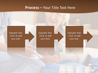 Healthcare Talking Home Visit PowerPoint Template