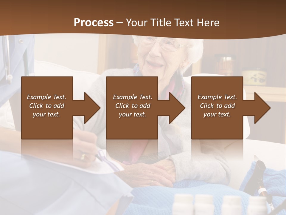 Healthcare Talking Home Visit PowerPoint Template