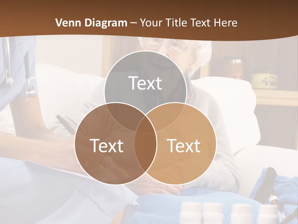 Healthcare Talking Home Visit PowerPoint Template