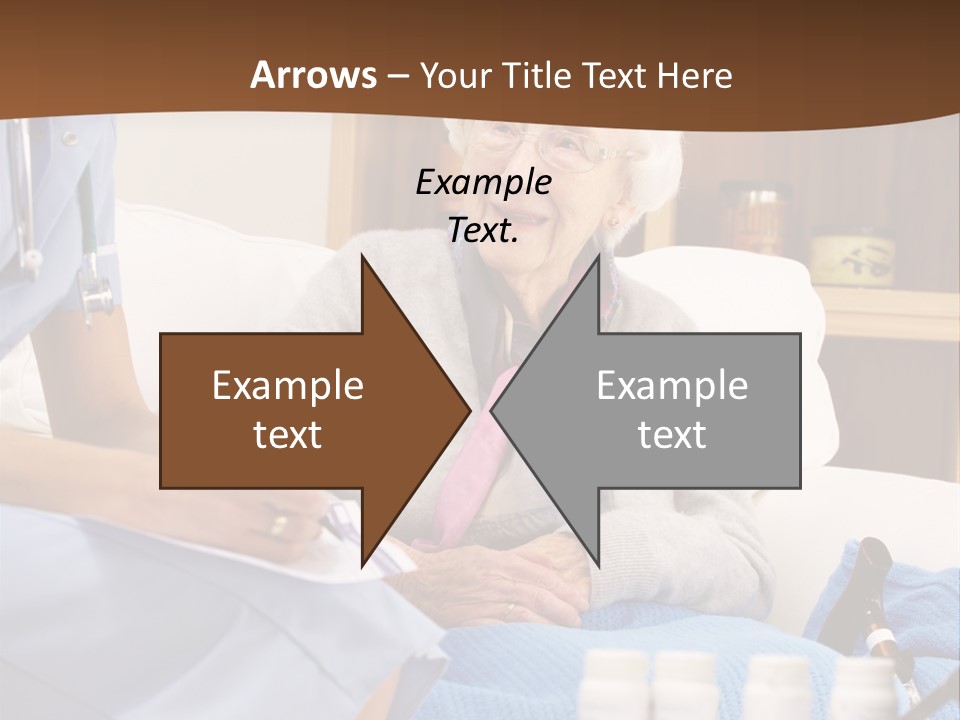 Healthcare Talking Home Visit PowerPoint Template