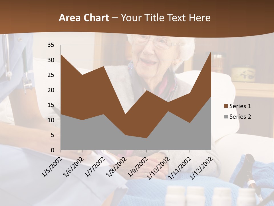 Healthcare Talking Home Visit PowerPoint Template