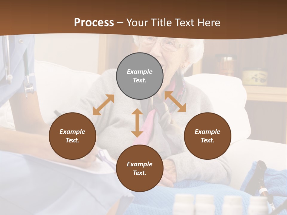 Healthcare Talking Home Visit PowerPoint Template