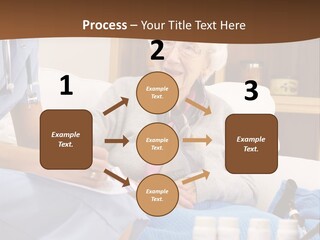 Healthcare Talking Home Visit PowerPoint Template