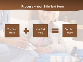 Healthcare Talking Home Visit PowerPoint Template