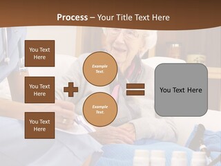 Healthcare Talking Home Visit PowerPoint Template