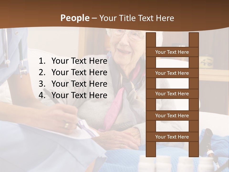 Healthcare Talking Home Visit PowerPoint Template