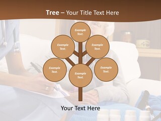 Healthcare Talking Home Visit PowerPoint Template