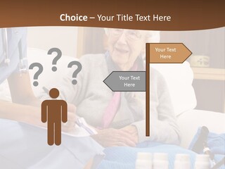 Healthcare Talking Home Visit PowerPoint Template