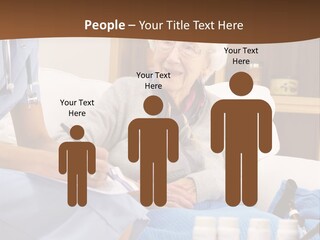 Healthcare Talking Home Visit PowerPoint Template