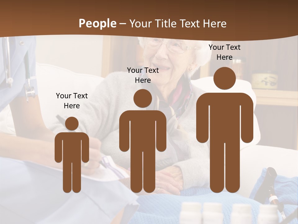 Healthcare Talking Home Visit PowerPoint Template