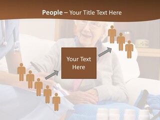 Healthcare Talking Home Visit PowerPoint Template