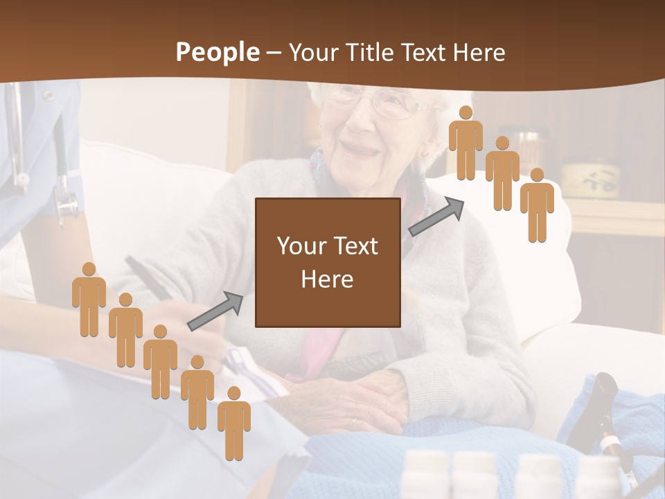 Healthcare Talking Home Visit PowerPoint Template