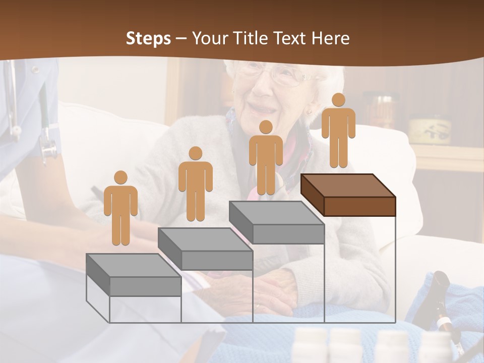 Healthcare Talking Home Visit PowerPoint Template