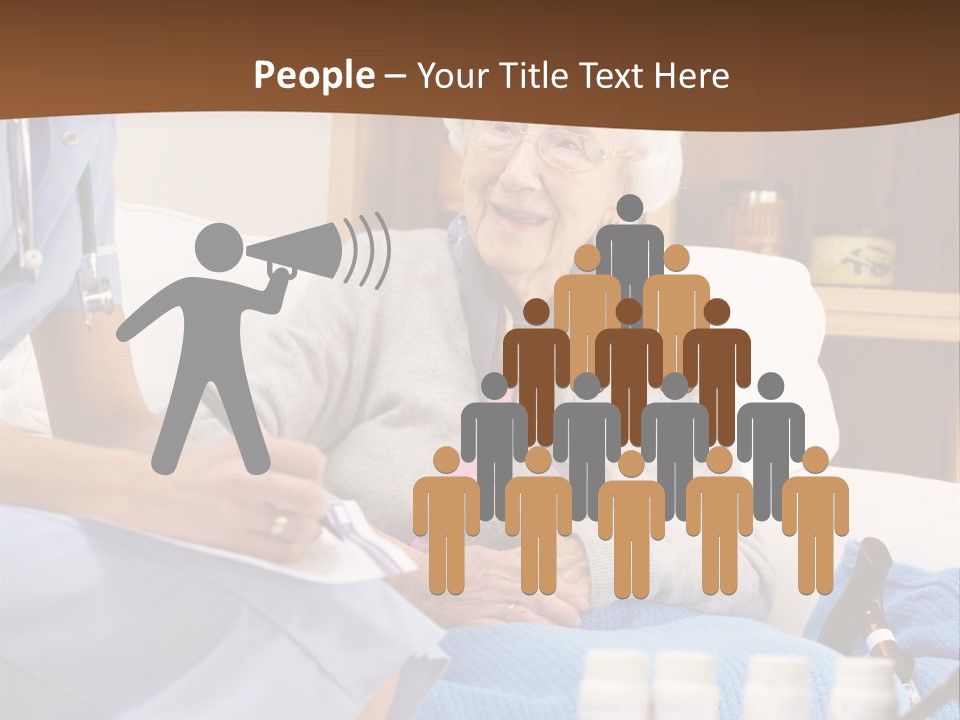 Healthcare Talking Home Visit PowerPoint Template