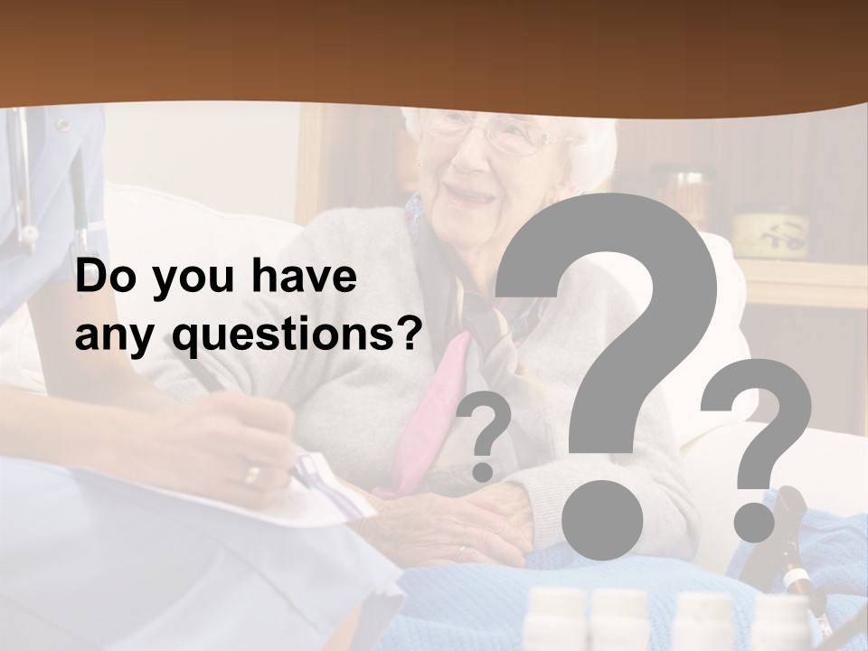 Healthcare Talking Home Visit PowerPoint Template