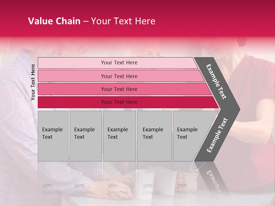 Forties Elderly At Home PowerPoint Template