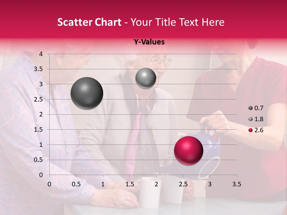 Forties Elderly At Home PowerPoint Template