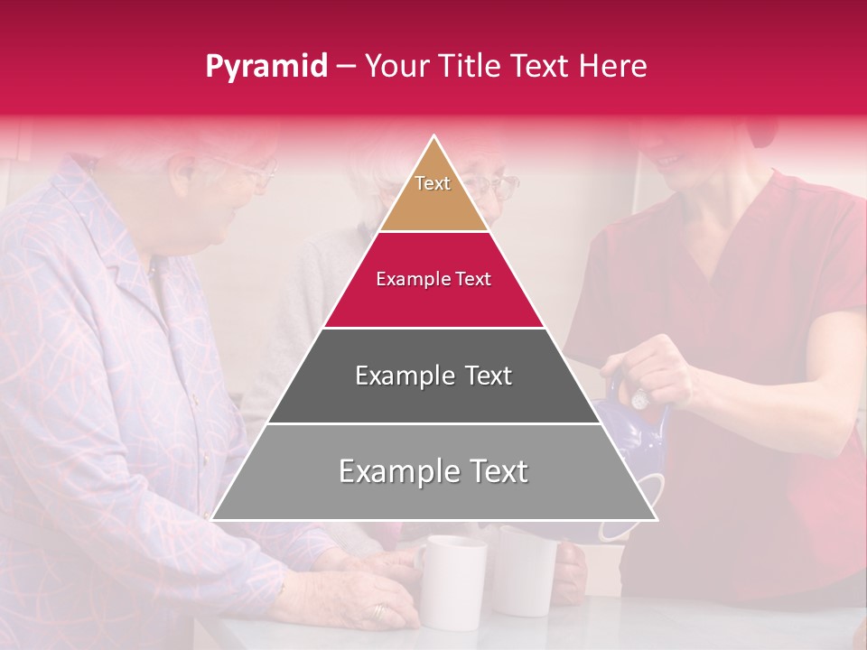 Forties Elderly At Home PowerPoint Template