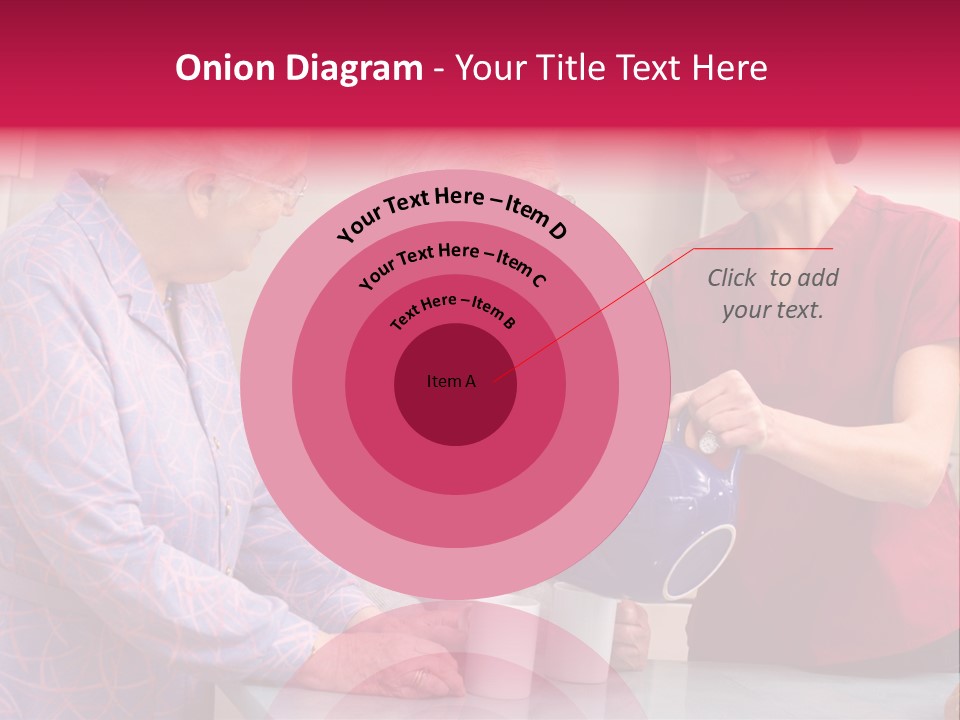 Forties Elderly At Home PowerPoint Template