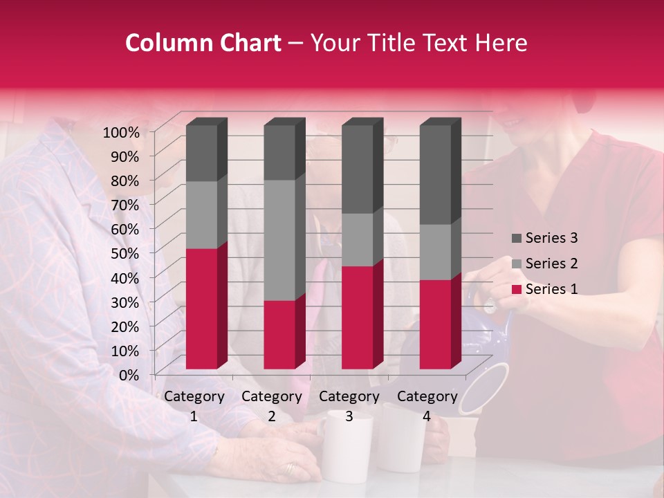 Forties Elderly At Home PowerPoint Template