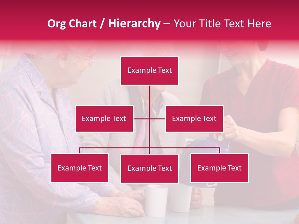 Forties Elderly At Home PowerPoint Template