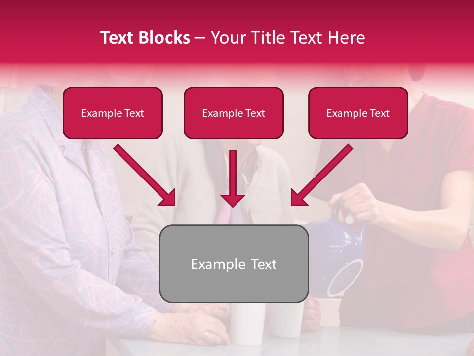 Forties Elderly At Home PowerPoint Template