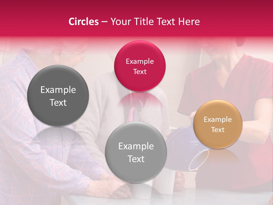 Forties Elderly At Home PowerPoint Template