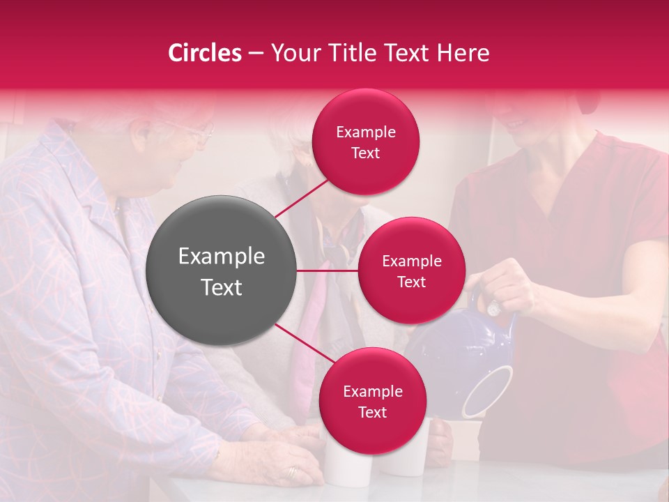 Forties Elderly At Home PowerPoint Template