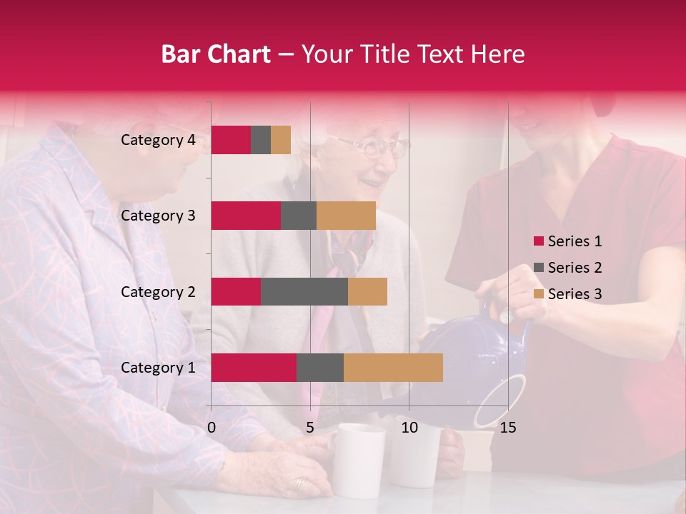 Forties Elderly At Home PowerPoint Template