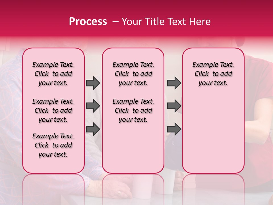 Forties Elderly At Home PowerPoint Template