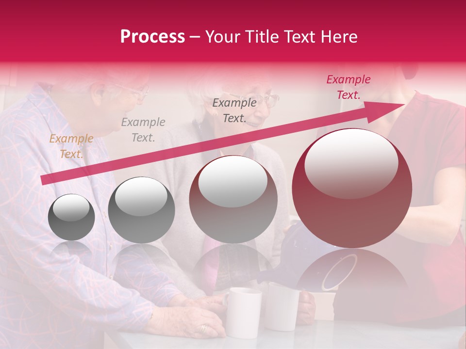 Forties Elderly At Home PowerPoint Template