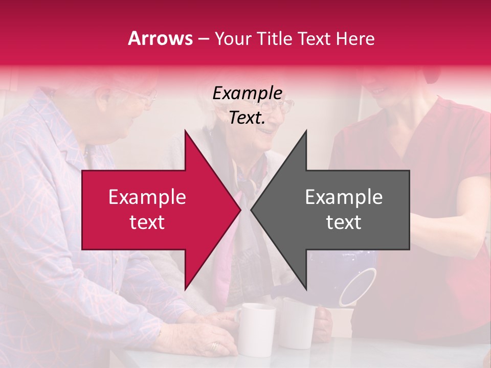 Forties Elderly At Home PowerPoint Template