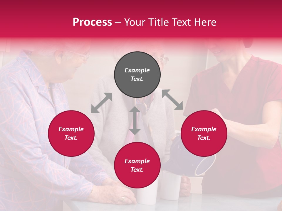 Forties Elderly At Home PowerPoint Template