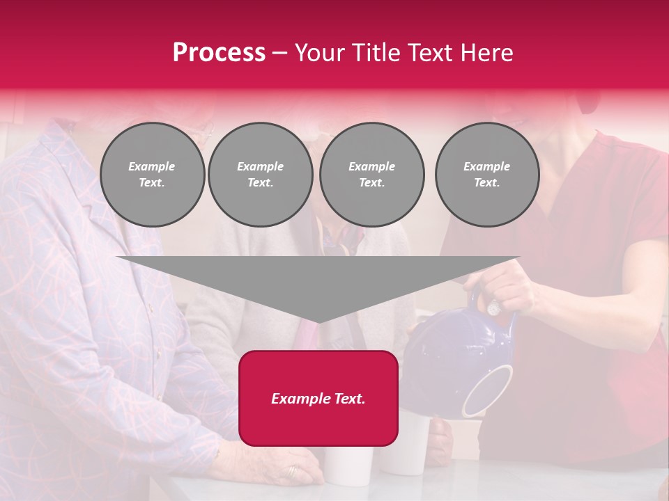 Forties Elderly At Home PowerPoint Template