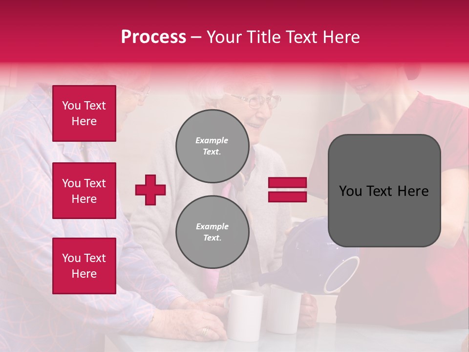 Forties Elderly At Home PowerPoint Template