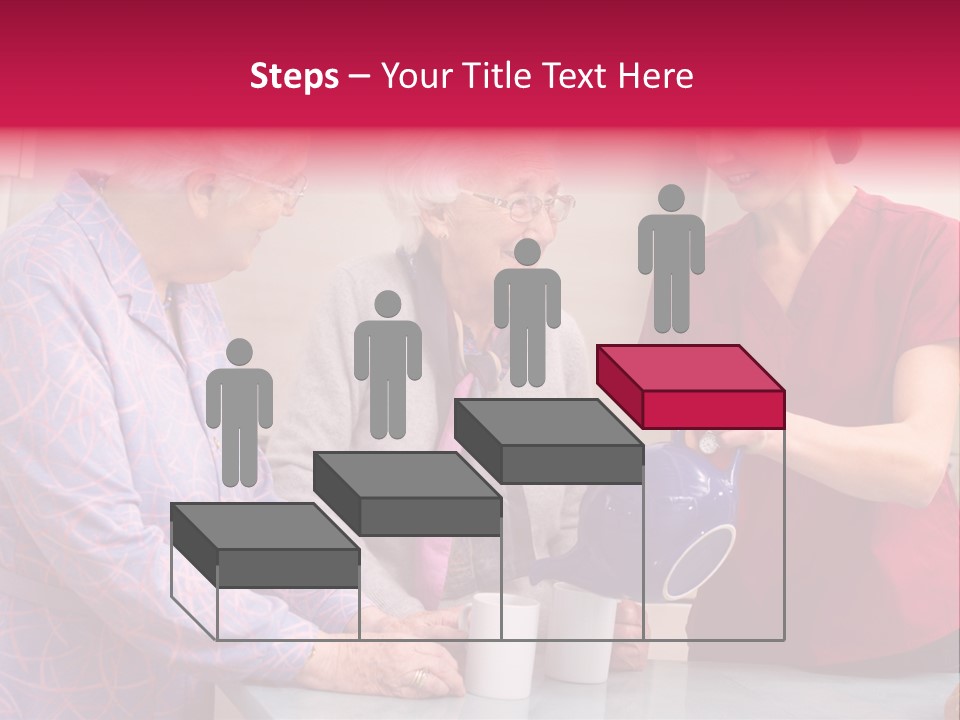 Forties Elderly At Home PowerPoint Template