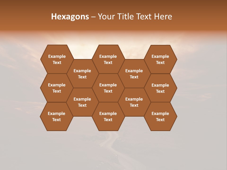 Sky Freeway Road PowerPoint Template