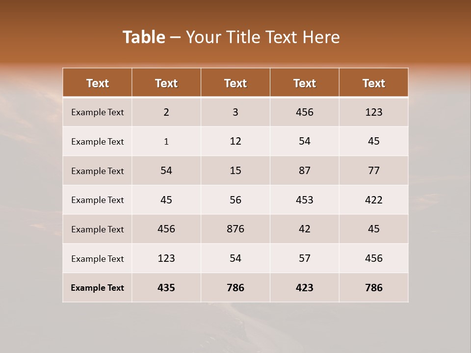 Sky Freeway Road PowerPoint Template