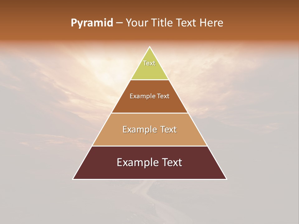 Sky Freeway Road PowerPoint Template