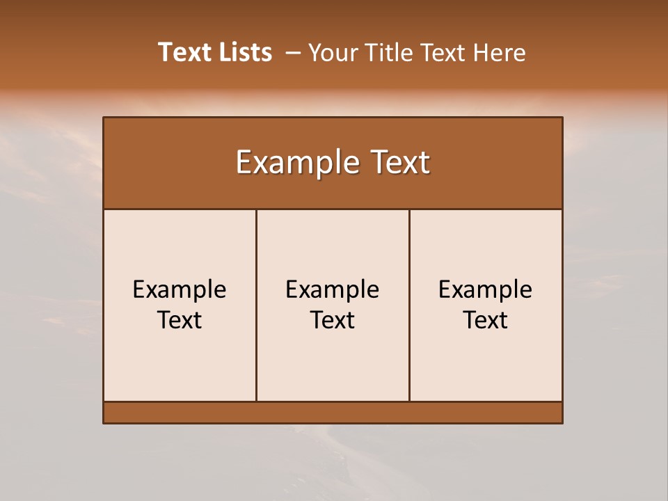 Sky Freeway Road PowerPoint Template