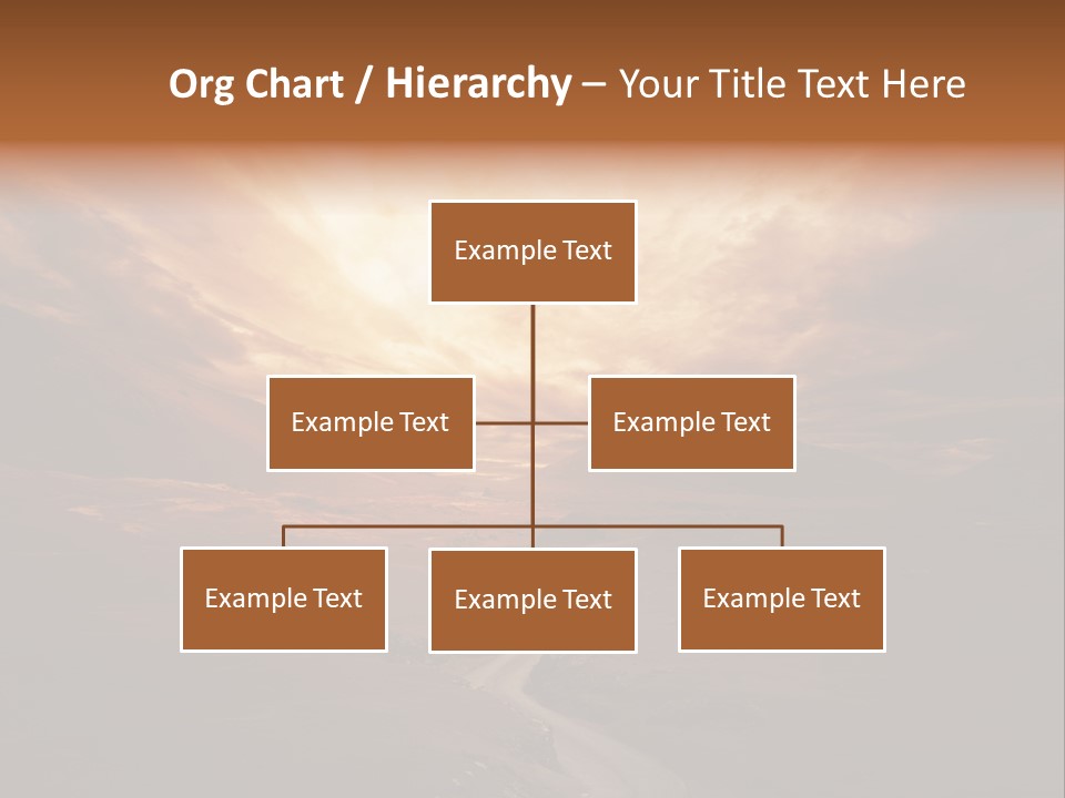 Sky Freeway Road PowerPoint Template