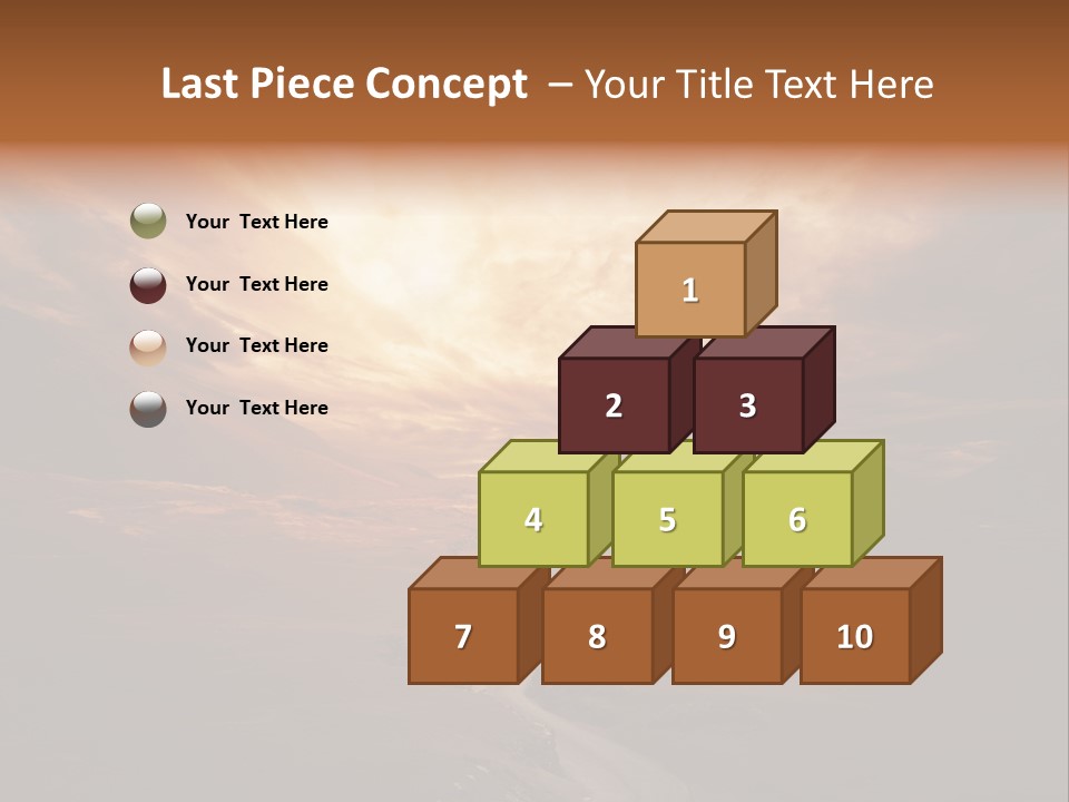 Sky Freeway Road PowerPoint Template