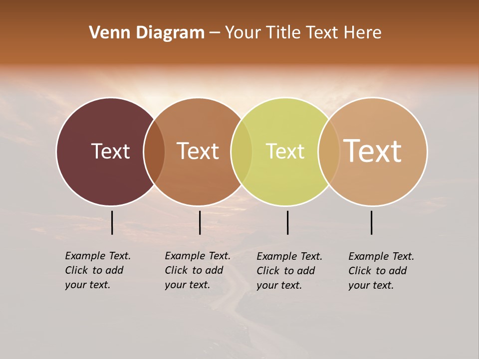 Sky Freeway Road PowerPoint Template