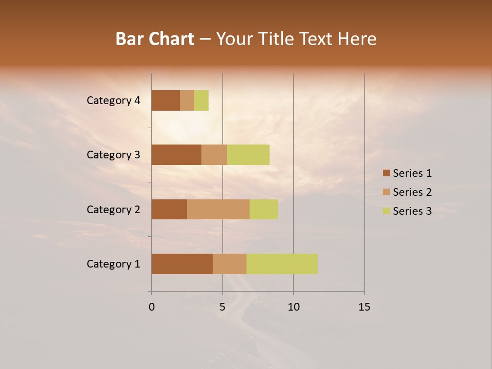 Sky Freeway Road PowerPoint Template