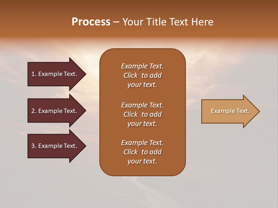 Sky Freeway Road PowerPoint Template