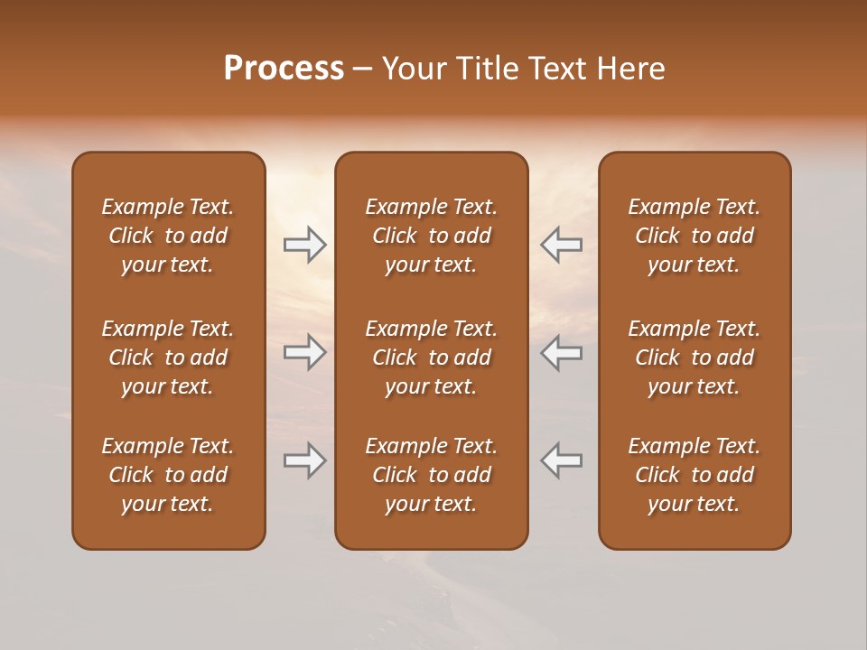 Sky Freeway Road PowerPoint Template